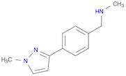 Benzenemethanamine, N-methyl-4-(1-methyl-1H-pyrazol-3-yl)-