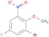 Benzene, 1-bromo-5-fluoro-2-methoxy-3-nitro-