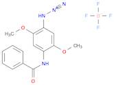 Benzenediazonium, 4-(benzoylamino)-2,5-dimethoxy-, tetrafluoroborate(1-) (1:1)