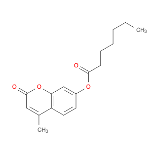 Heptanoic acid, 4-methyl-2-oxo-2H-1-benzopyran-7-yl ester