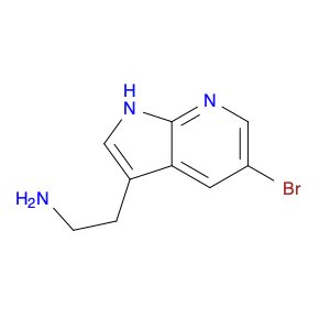 1H-Pyrrolo[2,3-b]pyridine-3-ethanamine, 5-bromo-