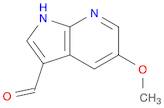 1H-Pyrrolo[2,3-b]pyridine-3-carboxaldehyde, 5-methoxy-