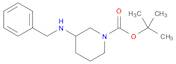 1-Piperidinecarboxylic acid, 3-[(phenylmethyl)amino]-, 1,1-dimethylethyl ester