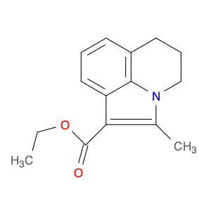 4H-Pyrrolo[3,2,1-ij]quinoline-1-carboxylic acid, 5,6-dihydro-2-methyl-, ethyl ester