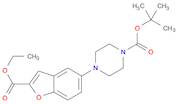 1-Piperazinecarboxylic acid, 4-[2-(ethoxycarbonyl)-5-benzofuranyl]-, 1,1-dimethylethyl ester