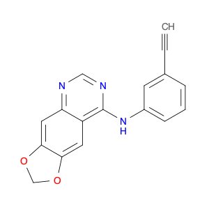 1,3-Dioxolo[4,5-g]quinazolin-8-amine, N-(3-ethynylphenyl)-