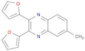 Quinoxaline, 2,3-di-2-furanyl-6-methyl-