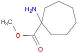 Cycloheptanecarboxylic acid, 1-amino-, methyl ester