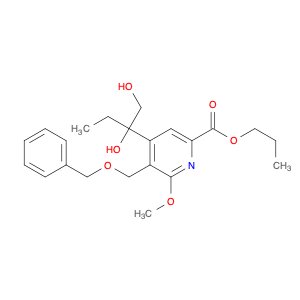 2-Pyridinecarboxylic acid, 4-[1-hydroxy-1-(hydroxymethyl)propyl]-6-methoxy-5-[(phenylmethoxy)methy…