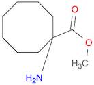 Cyclooctanecarboxylic acid, 1-amino-, methyl ester