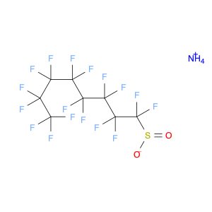 1-Octanesulfinic acid, 1,1,2,2,3,3,4,4,5,5,6,6,7,7,8,8,8-heptadecafluoro-, ammonium salt (1:1)
