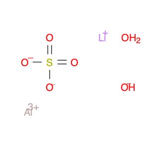 Aluminum lithium hydroxide sulfate, hydrate