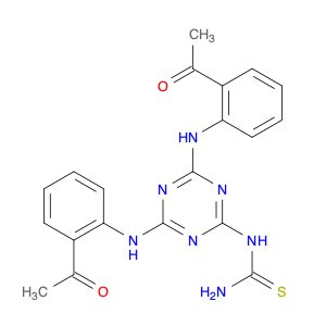 Thiourea, N-[4,6-bis[(2-acetylphenyl)amino]-1,3,5-triazin-2-yl]-