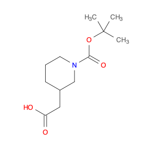 3-Piperidineacetic acid, 1-[(1,1-dimethylethoxy)carbonyl]-