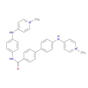 Pyridinium, 1-methyl-4-[[4-[[[4'-[(1-methylpyridinium-4-yl)amino][1,1'-biphenyl]-4-yl]carbonyl]ami…