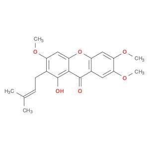 9H-Xanthen-9-one, 1-hydroxy-3,6,7-trimethoxy-2-(3-methyl-2-buten-1-yl)-