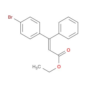2-Propenoic acid, 3-(4-bromophenyl)-3-phenyl-, ethyl ester, (2E)-