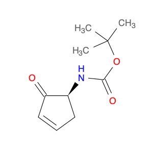 Carbamic acid, N-[(1S)-2-oxo-3-cyclopenten-1-yl]-, 1,1-dimethylethyl ester