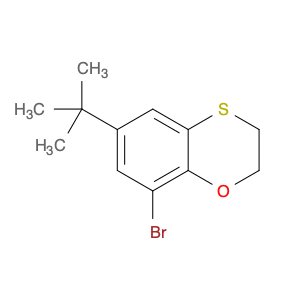 1,4-Benzoxathiin, 8-bromo-6-(1,1-dimethylethyl)-2,3-dihydro-