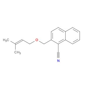 1-Naphthalenecarbonitrile, 2-[[(3-methyl-2-buten-1-yl)oxy]methyl]-