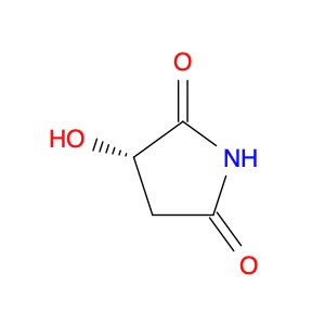 2,5-Pyrrolidinedione, 3-hydroxy-, (3S)-