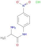 Propanamide, 2-amino-N-(4-nitrophenyl)-, hydrochloride (1:1), (2R)-