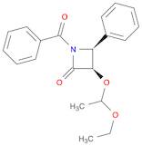 2-Azetidinone, 1-benzoyl-3-(1-ethoxyethoxy)-4-phenyl-, (3R,4S)-