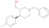 3-Piperidinemethanol, 4-(4-fluorophenyl)-1-(phenylmethyl)-, (3S,4R)-