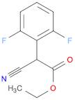 Benzeneacetic acid, α-cyano-2,6-difluoro-, ethyl ester