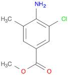 Benzoic acid, 4-amino-3-chloro-5-methyl-, methyl ester