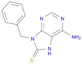 8H-Purine-8-thione, 6-amino-7,9-dihydro-9-(phenylmethyl)-