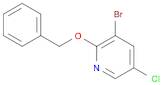 Pyridine, 3-bromo-5-chloro-2-(phenylmethoxy)-