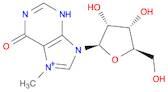 1H-Purinium, 6,9-dihydro-7-methyl-6-oxo-9-β-D-ribofuranosyl-