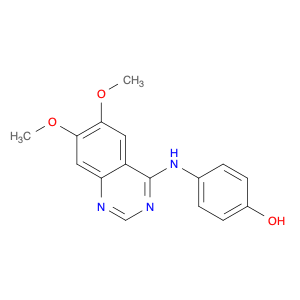 Phenol, 4-[(6,7-dimethoxy-4-quinazolinyl)amino]-