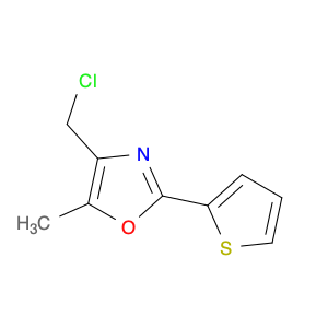 Oxazole, 4-(chloromethyl)-5-methyl-2-(2-thienyl)-