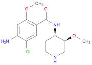 Benzamide, 4-amino-5-chloro-2-methoxy-N-[(3S,4R)-3-methoxy-4-piperidinyl]-