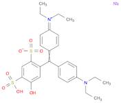 Ethanaminium, N-[4-[[4-(diethylamino)phenyl](5-hydroxy-2,4-disulfophenyl)methylene]-2,5-cyclohexad…