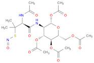 β-D-Glucopyranose, 2-[[(2S)-2-(acetylamino)-3-methyl-3-(nitrosothio)-1-oxobutyl]amino]-2-deoxy-, 1…