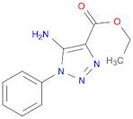 1H-1,2,3-Triazole-4-carboxylic acid, 5-amino-1-phenyl-, ethyl ester