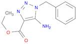 1H-1,2,3-Triazole-4-carboxylic acid, 5-amino-1-(phenylmethyl)-, ethyl ester