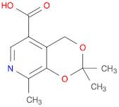 4H-1,3-Dioxino[4,5-c]pyridine-5-carboxylic acid, 2,2,8-trimethyl-