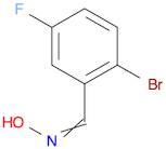 Benzaldehyde, 2-bromo-5-fluoro-, oxime