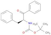 Carbamic acid, [(1S)-2-oxo-2-phenyl-1-(phenylmethyl)ethyl]-, 1,1-dimethylethyl ester (9CI)