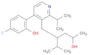 3-Pyridinemethanol, 4-(4-fluoro-2-hydroxyphenyl)-α-methyl-2,6-bis(1-methylethyl)-5-propyl-, (αR,...