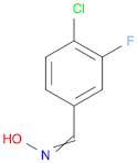 Benzaldehyde, 4-chloro-3-fluoro-, oxime