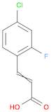 2-Propenoic acid, 3-(4-chloro-2-fluorophenyl)-