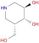 3,4-Piperidinediol, 5-(hydroxymethyl)-, (3R,4R,5S)-