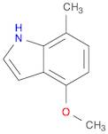 1H-Indole, 4-methoxy-7-methyl-