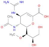 D-glycero-D-galacto-Non-2-enonic acid, 5-(acetylamino)-4-[(aminoiminomethyl)amino]-2,6-anhydro-3...