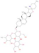 β-D-Galactopyranoside, (3β,22β,25S)-spirosol-5-en-3-yl O-6-deoxy-α-L-mannopyranosyl-(1→2)-O-[β-D-g…